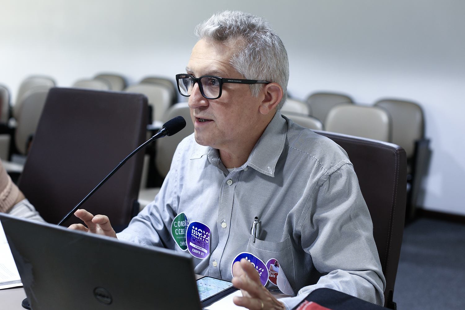 Relator do processo, conselheiro Roberto Rodrigues de Souza (Foto: Adilson Andrade/Ascom UFS)
