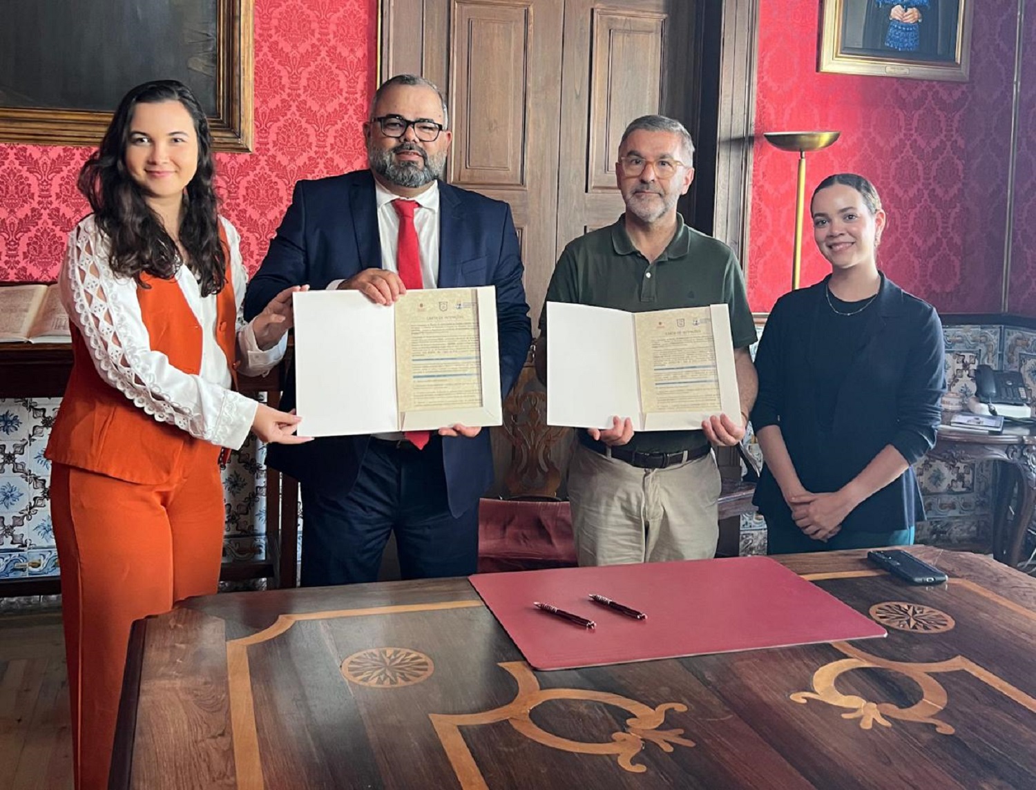 Convênio foi firmado Faculdade de Direito da Universidade de Coimbra, em Portugal (Foto: arquivo pessoal)