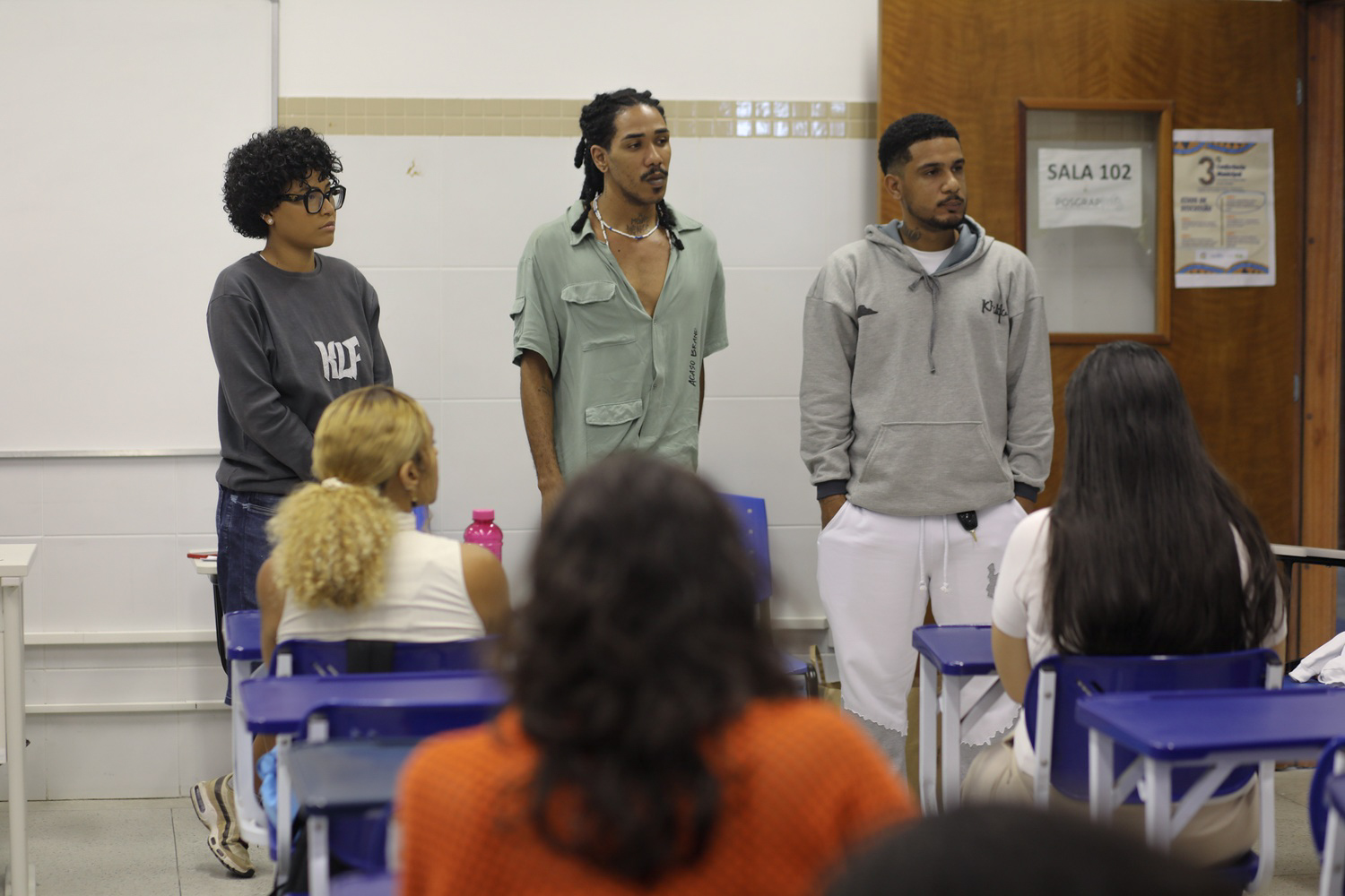 Três jovens empreendedores sergipanos foram convidados (Foto: Janaína Cavalcante/Ascom UFS)