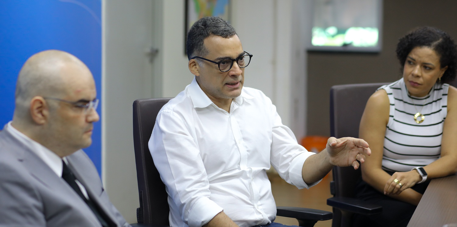 Diretor do Centro de Ciências Biológicas e da Saúde, Adriano Antunes (Foto: Janaína Cavalcante/Ascom UFS)