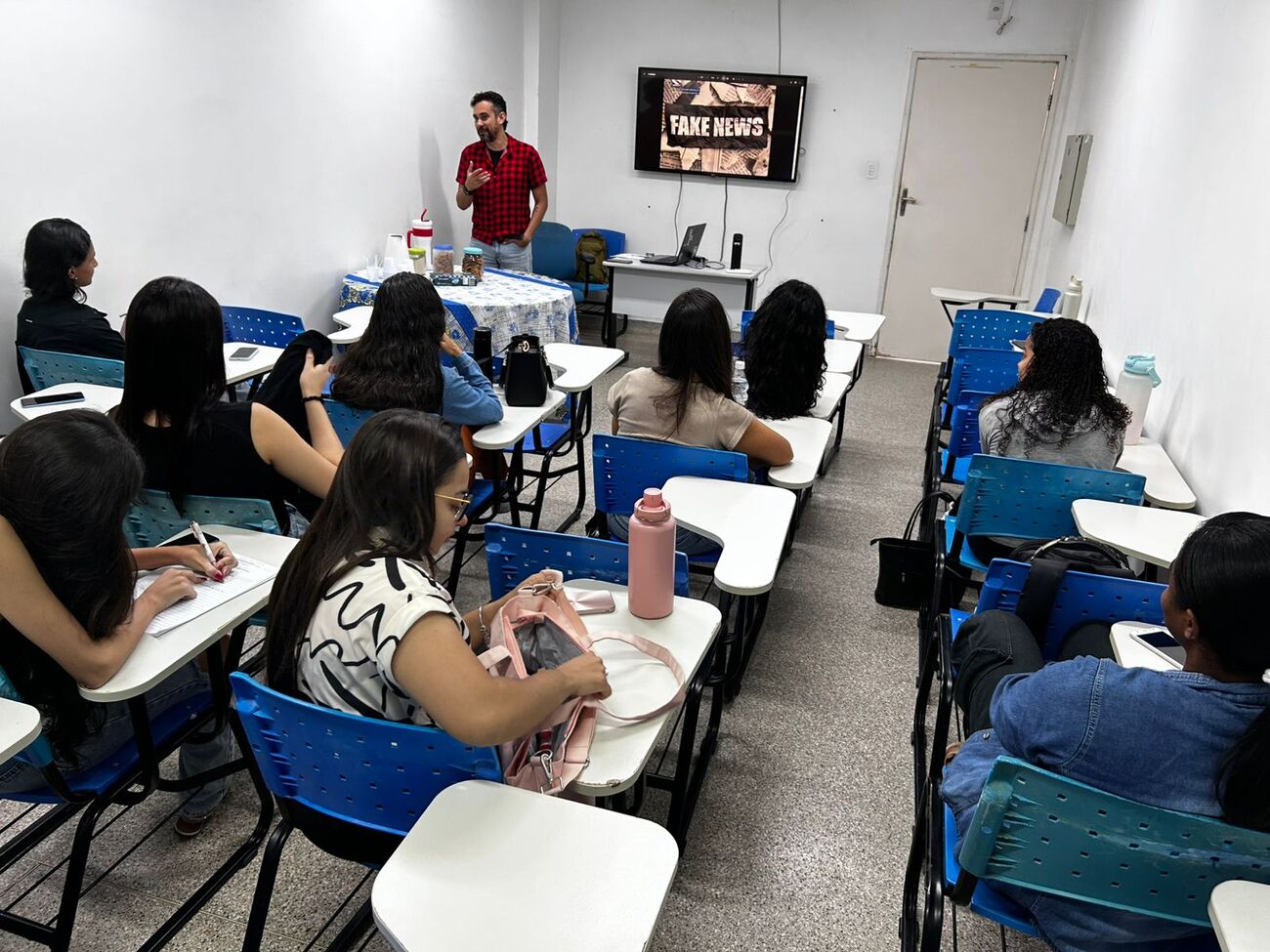 Público era formado por discentes de Farmácia (Foto: Arquivo pessoal)