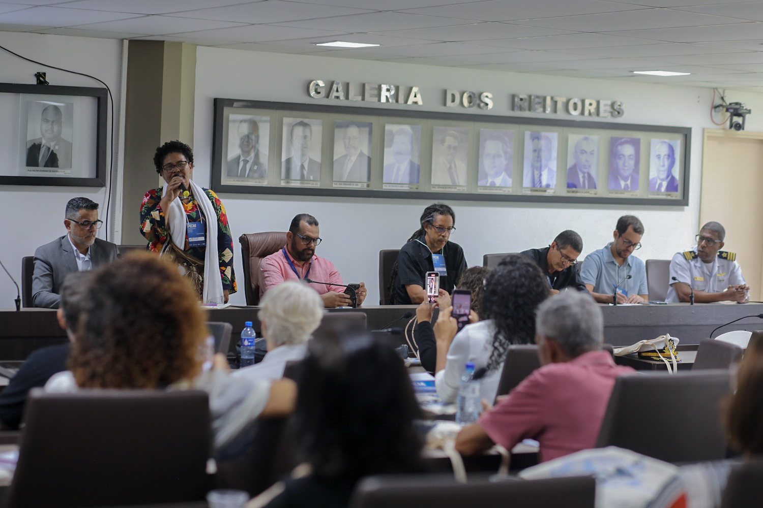 Representante do Fórum de Povos e Comunidades Tradicionais de Sergipe, Exaltina Silva Santos (Foto: Janaína Cavalcante/Ascom UFS)