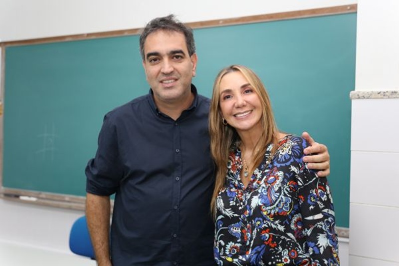 Coordenadora Luciana Aboim (DDI/UFS) e procurador do Trabalho Raymundo Ribeiro (MPT-SE), que também integra o projeto (Foto: Arquivo pessoal)