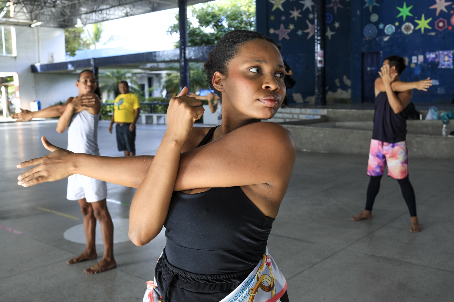 Stephanie Oliveira participou da oficina (Foto: Adilson Andrade/Ascom UFS)