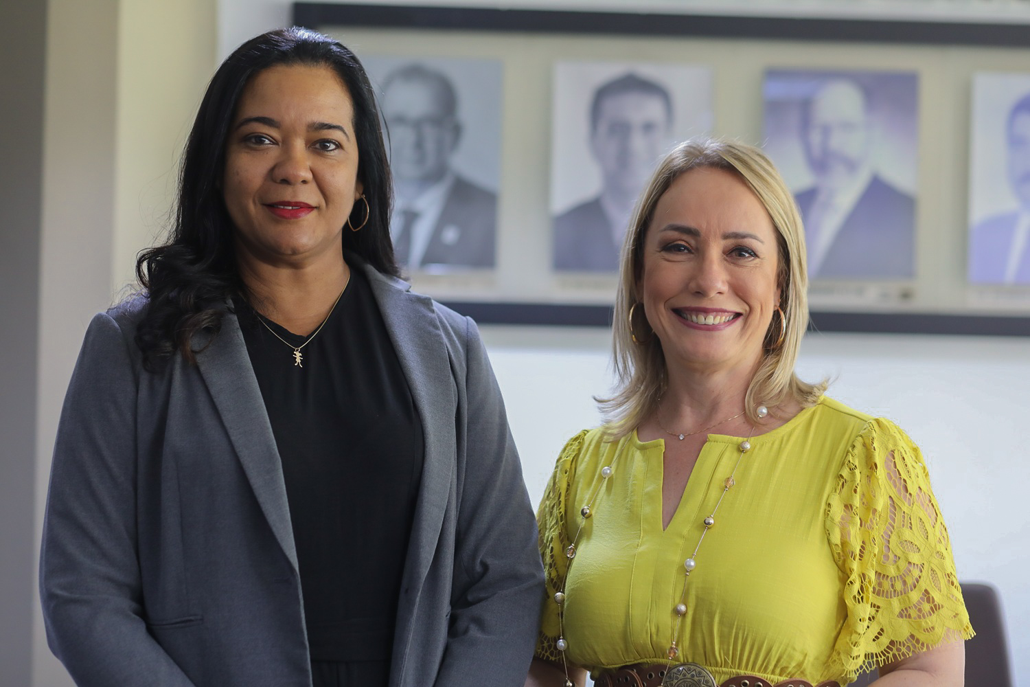  Martha Suzana Cabral Nunes e Cristiane Alcântara de Jesus Santos Campos (Foto: Janaína Cavalcante/Ascom UFS)
