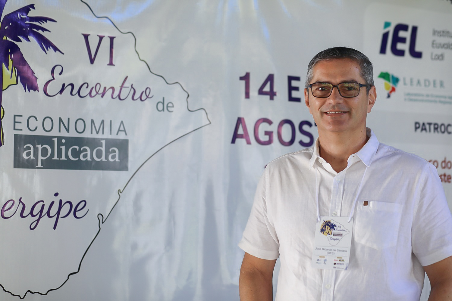 José Ricardo de Santana (DEE/UFS) é coordenador do evento (Foto: Janaína Cavalcante/Ascom UFS)