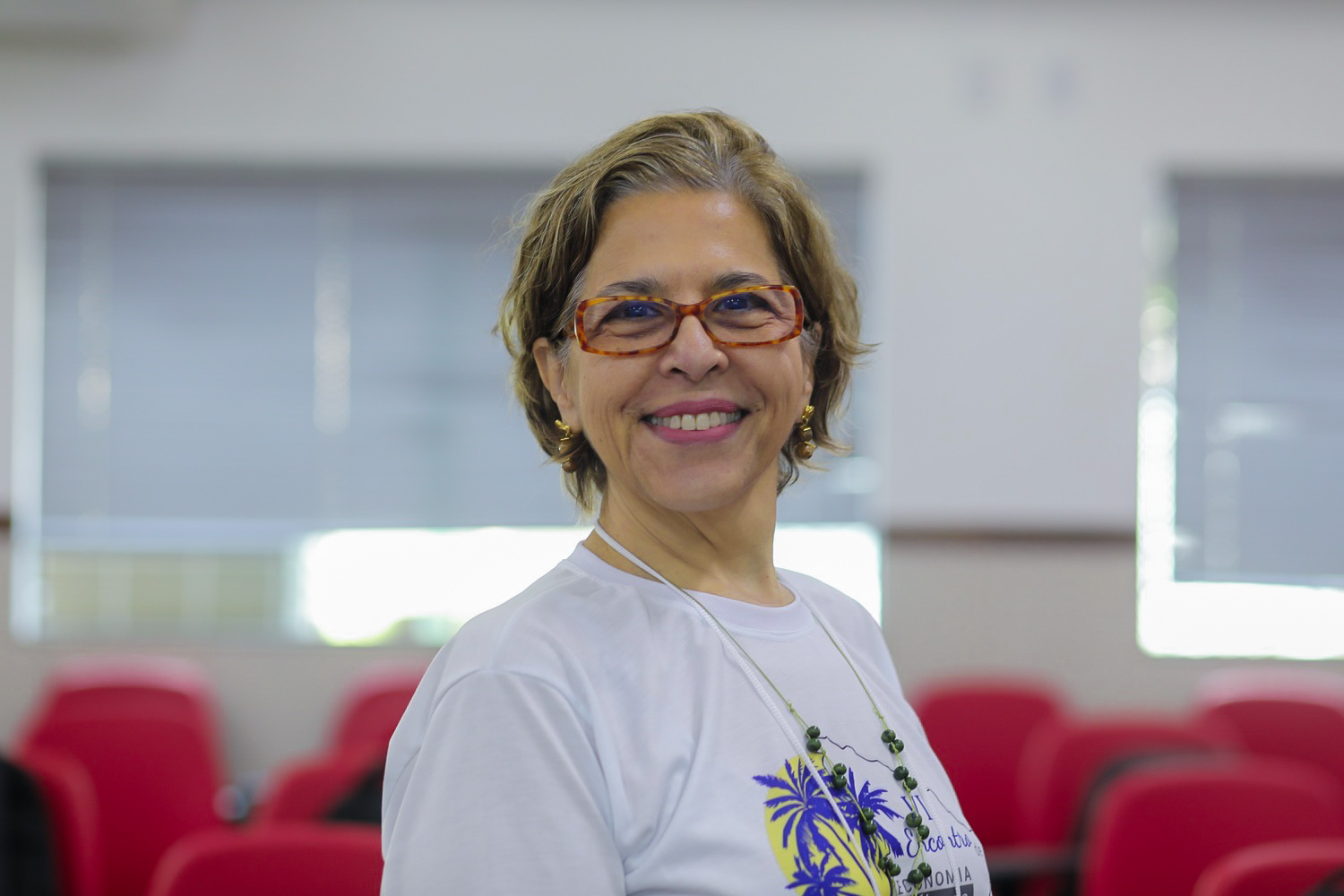 Pró-reitora da Proplan,  Fernanda Esperidião, foi uma das palestrantes do evento (Foto: Janaína Cavalcante/Ascom UFS)