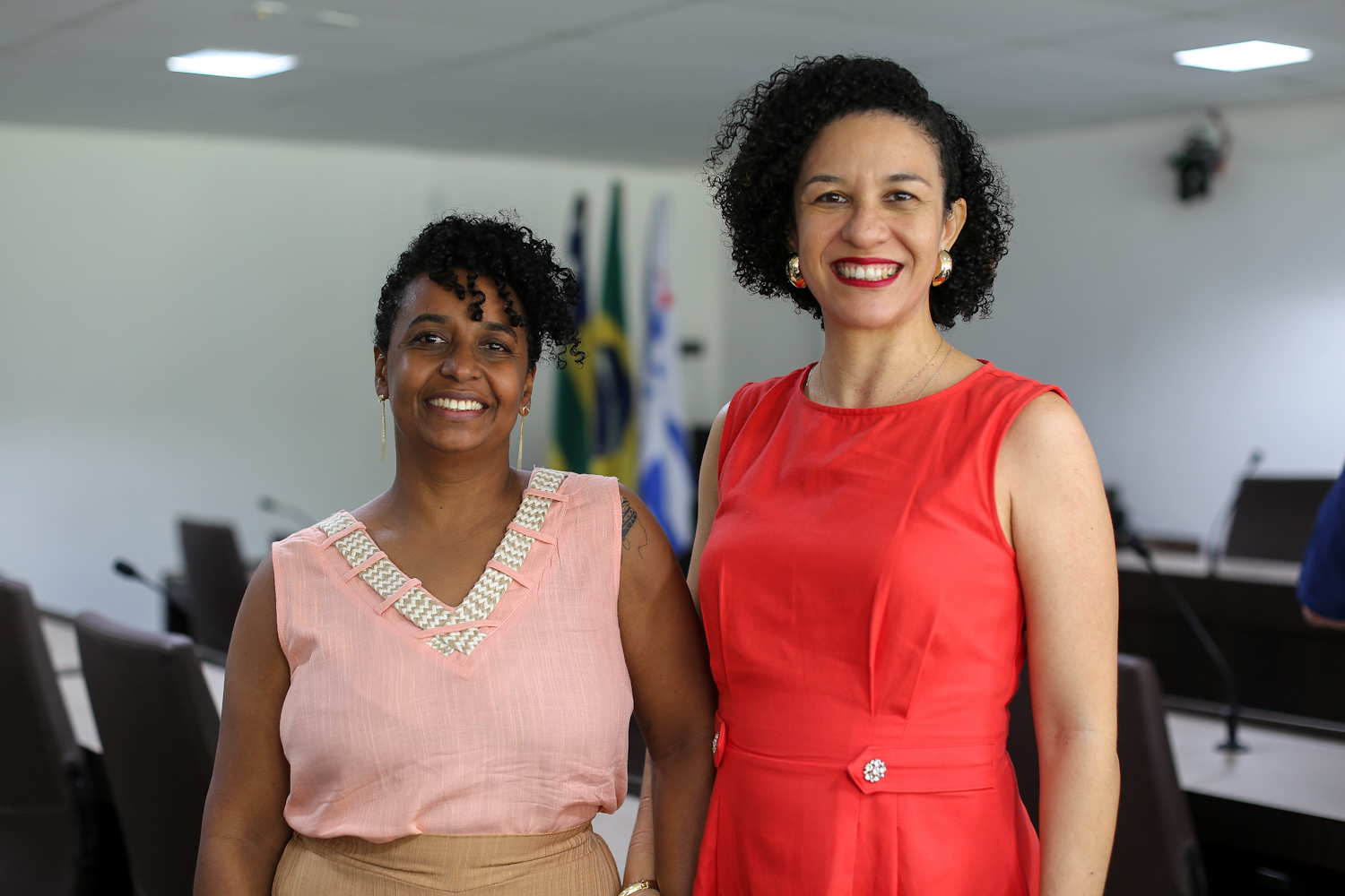 Vice-diretora Elma Cardoso e diretora Marília Carvalho (Foto: Elisa Lemos/Ascom UFS)