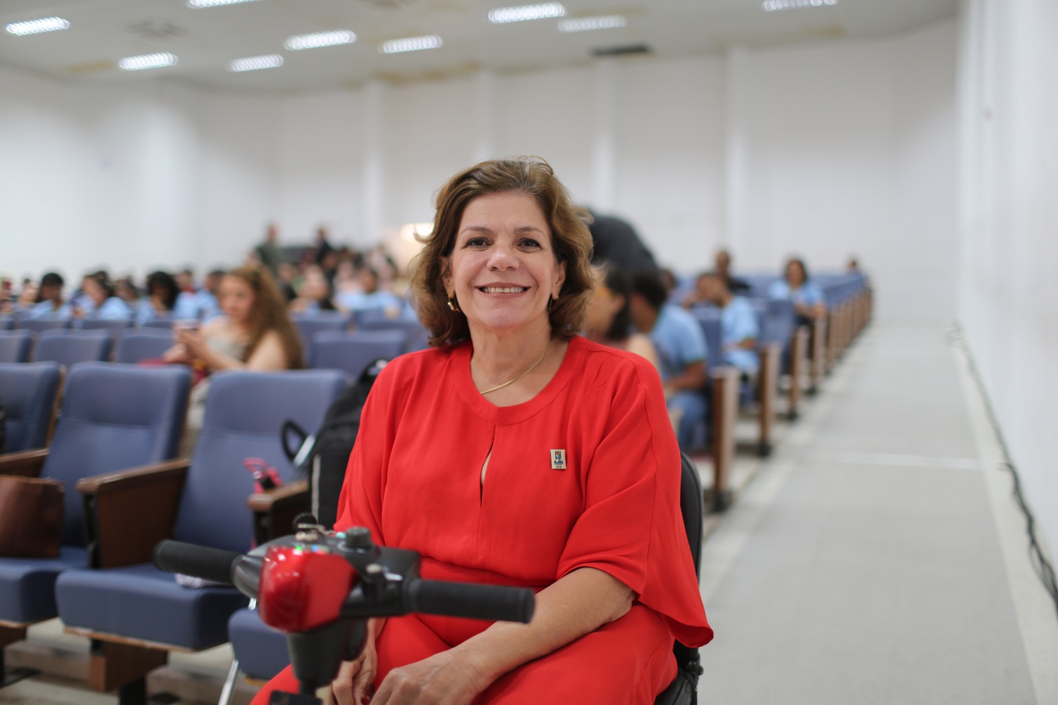 Coordenadora de Ações Inclusivas (Coai/UFS), professora Marília Cavalcante (Foto: Brunna Martins/Ascom UFS)