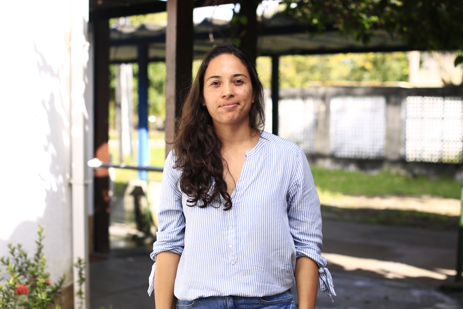 Luana Nascimento é aluna de capoeira (Foto: Carol Matos/Ascom UFS)