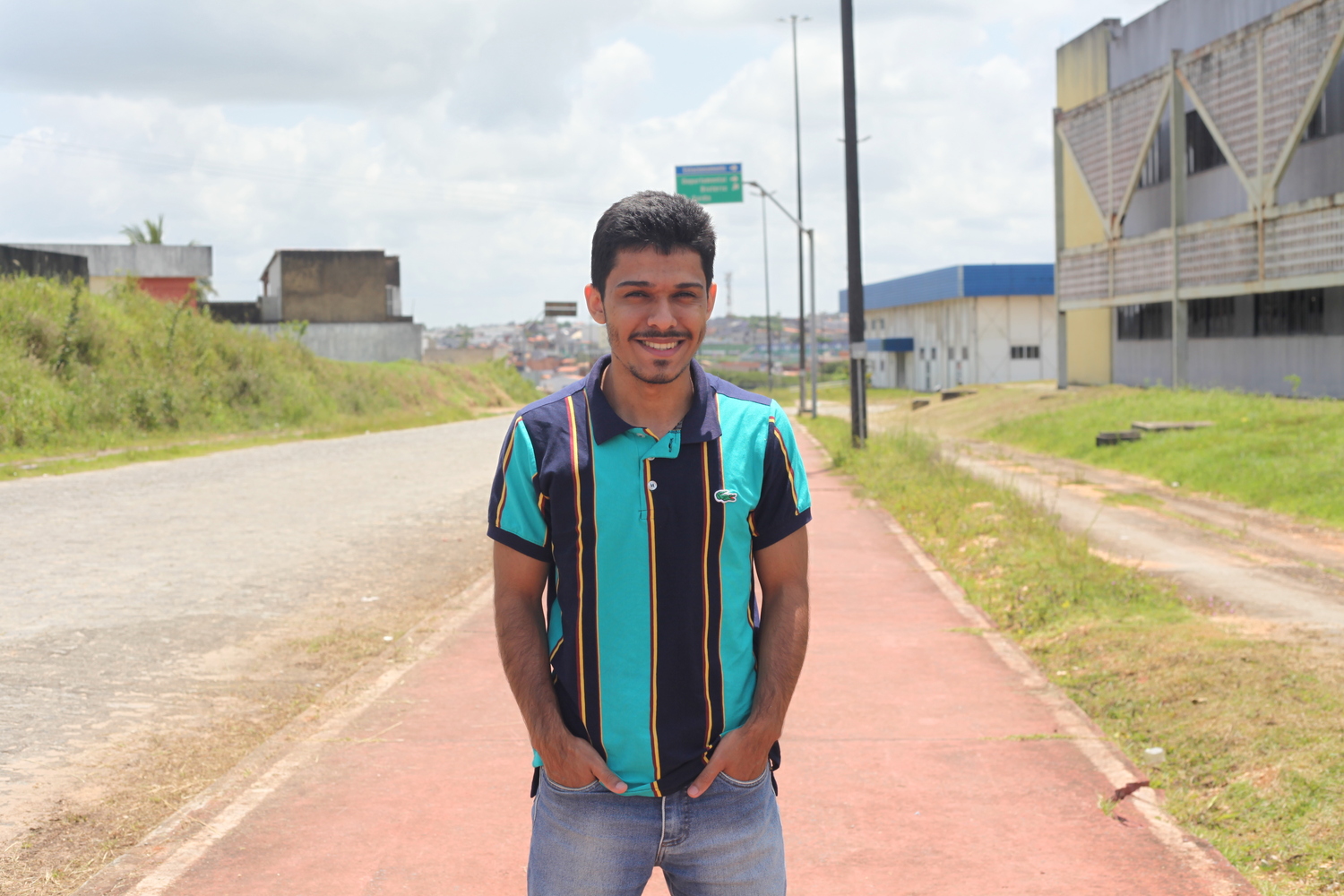 Evesson participou de seu primeiro evento como servidor (Foto: Ana Laura Farias/Campus Lagarto)