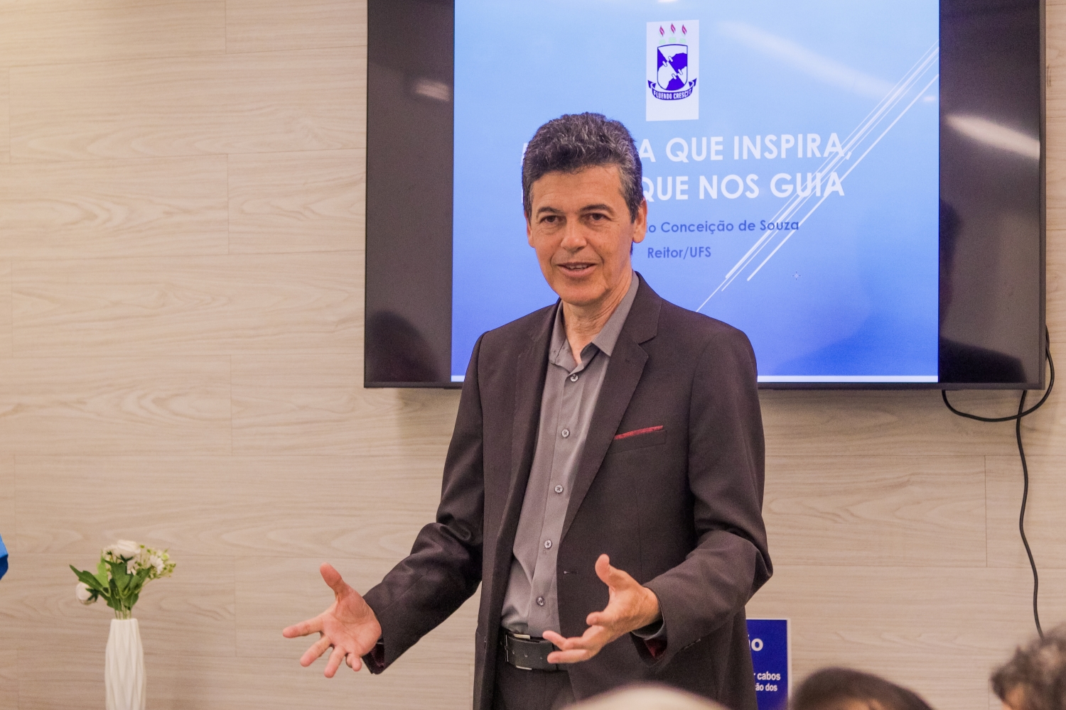 Reitor da UFS, André Maurício Conceição (Foto: Carol Matos/Ascom UFS)