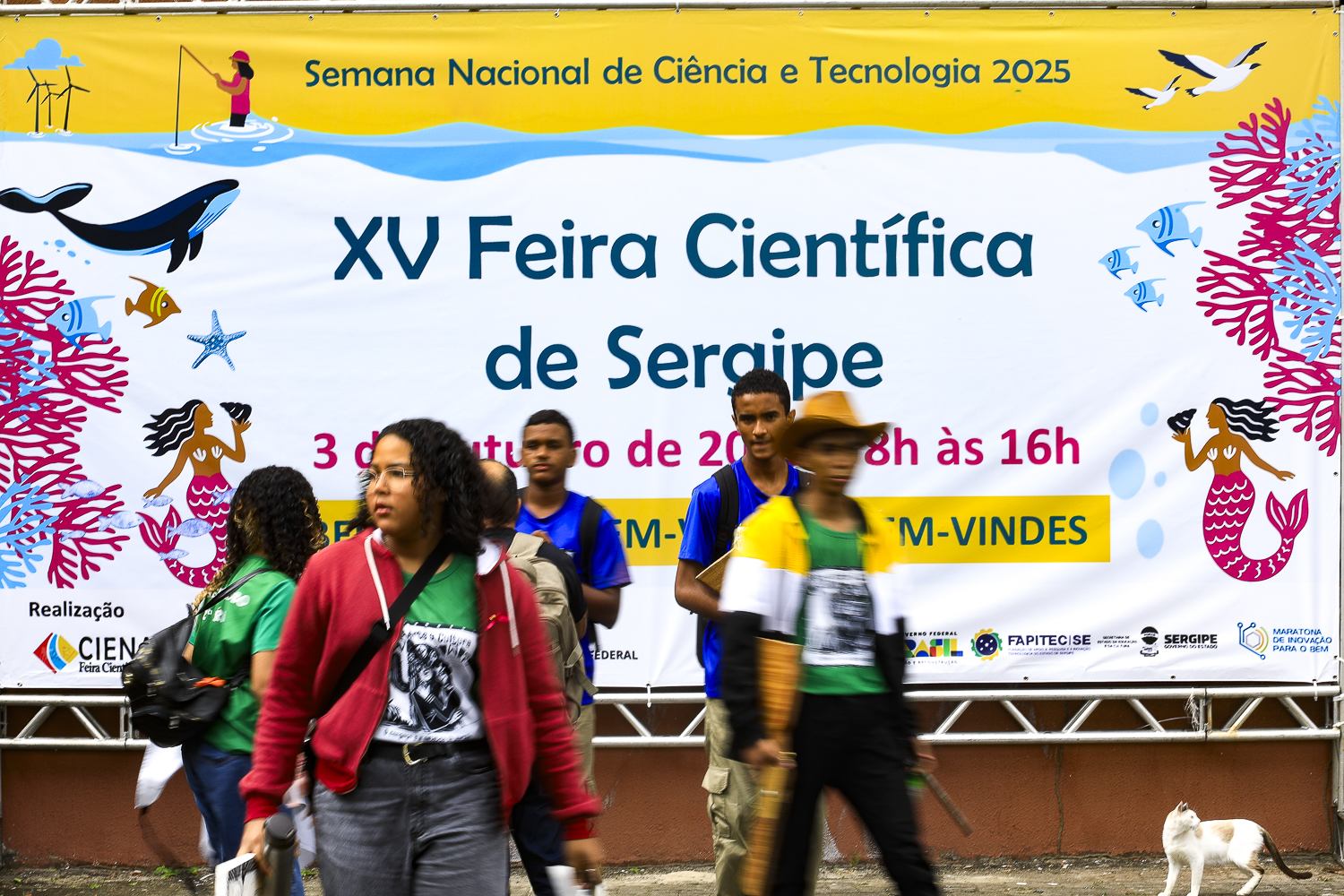 A 15º Feira Cientifica de Sergipe aconteceu no Centro de Vivências da UFS na última sexta-feira (Foto: Adilson Andrade/Ascom UFS)