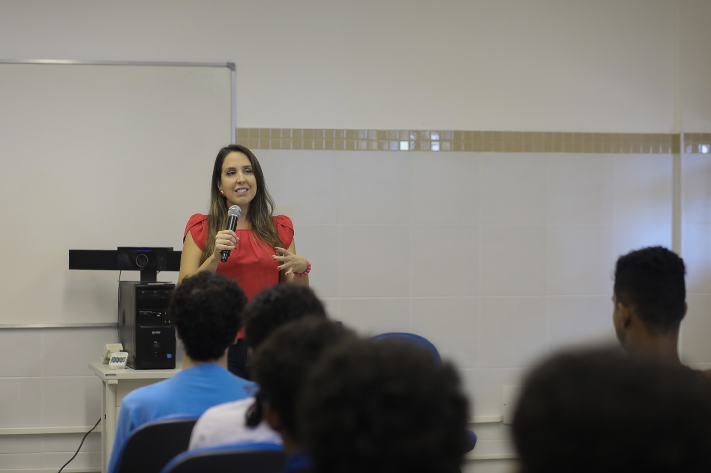 Professora Maíra Bittencourt (Fotos: Janaína Cavalcante/Ascom UFS)