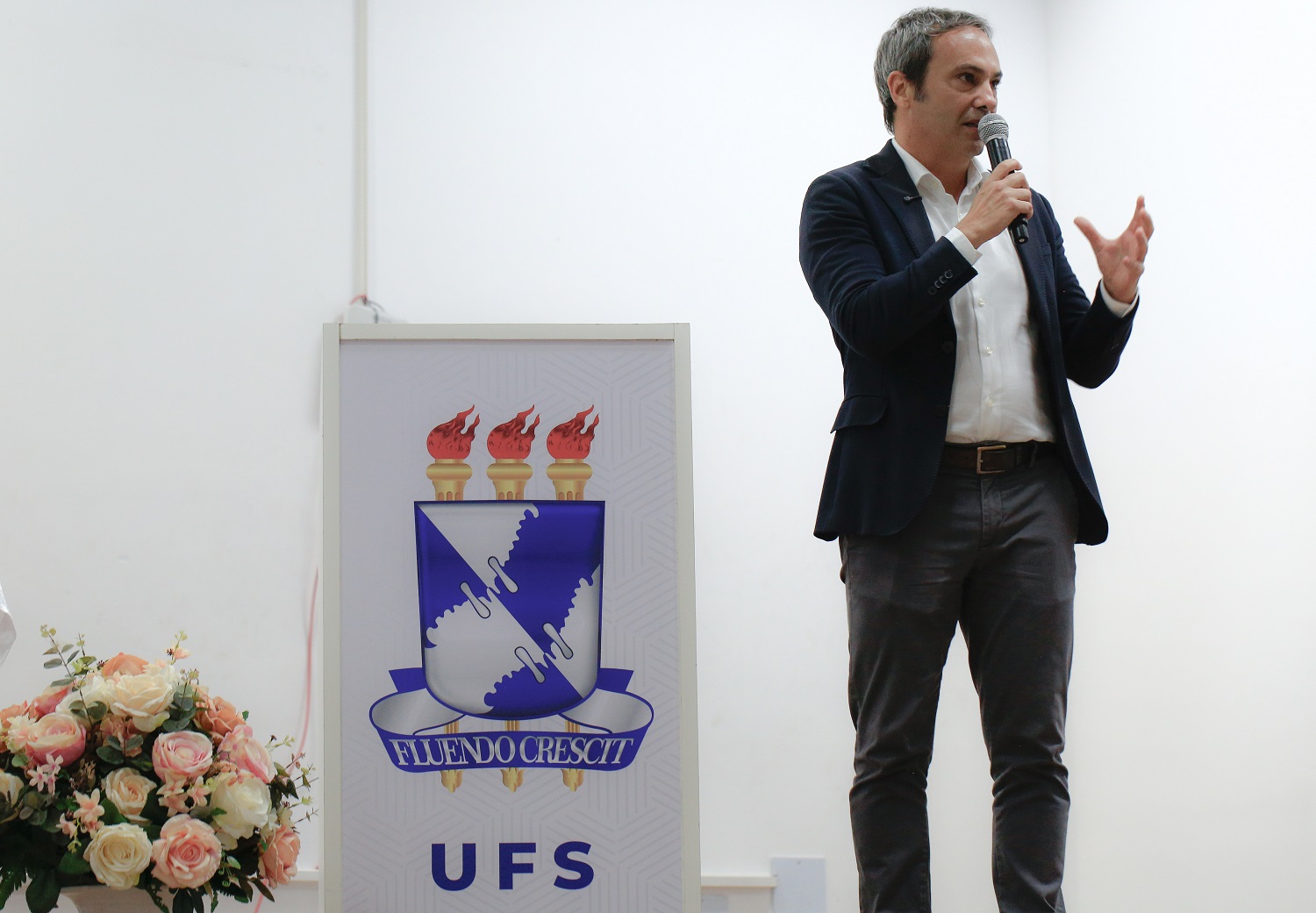 Embaixador de Portugal no Brasil, Luís Faro Ramos (Foto: Elisa Lemos/Ascom UFS)