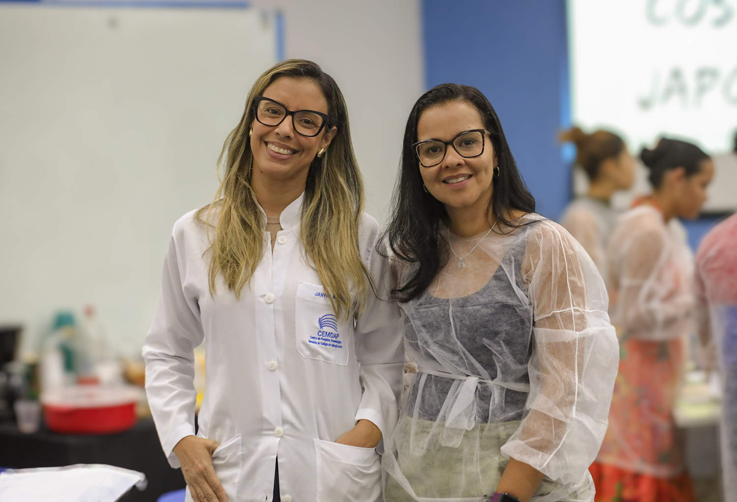 Estudantes Janyne e Marília Marques (Foto: Elisa Lemos/Ascom UFS)