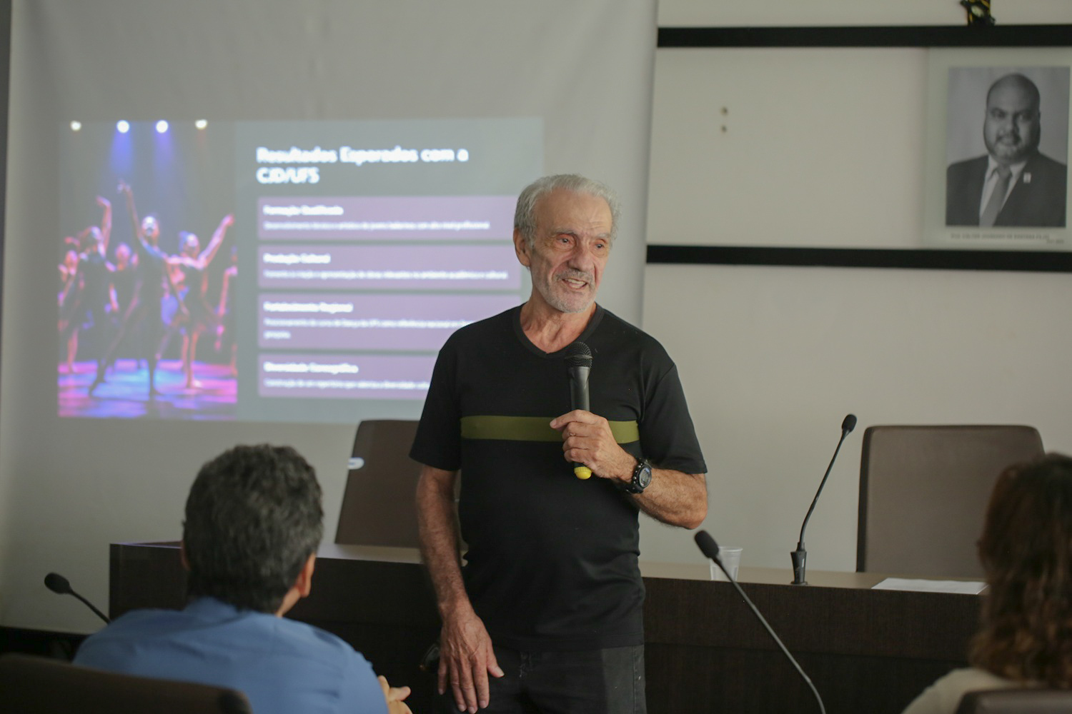 Professor Marcelo Moacyr, diretor da Companhia (Foto: Janaína Cavalcante/Ascom UFS)