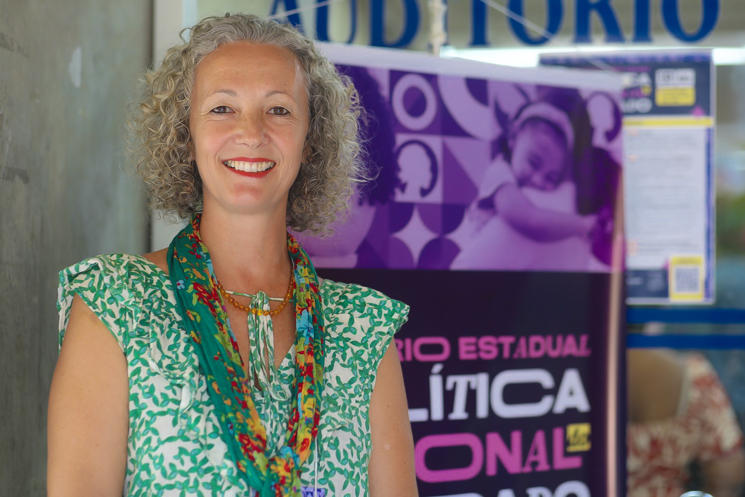 Mélanie Létocart, professora da UFS e integrante do Coletivo MUM (Foto: Janaína Cavalcante/Ascom UFS)