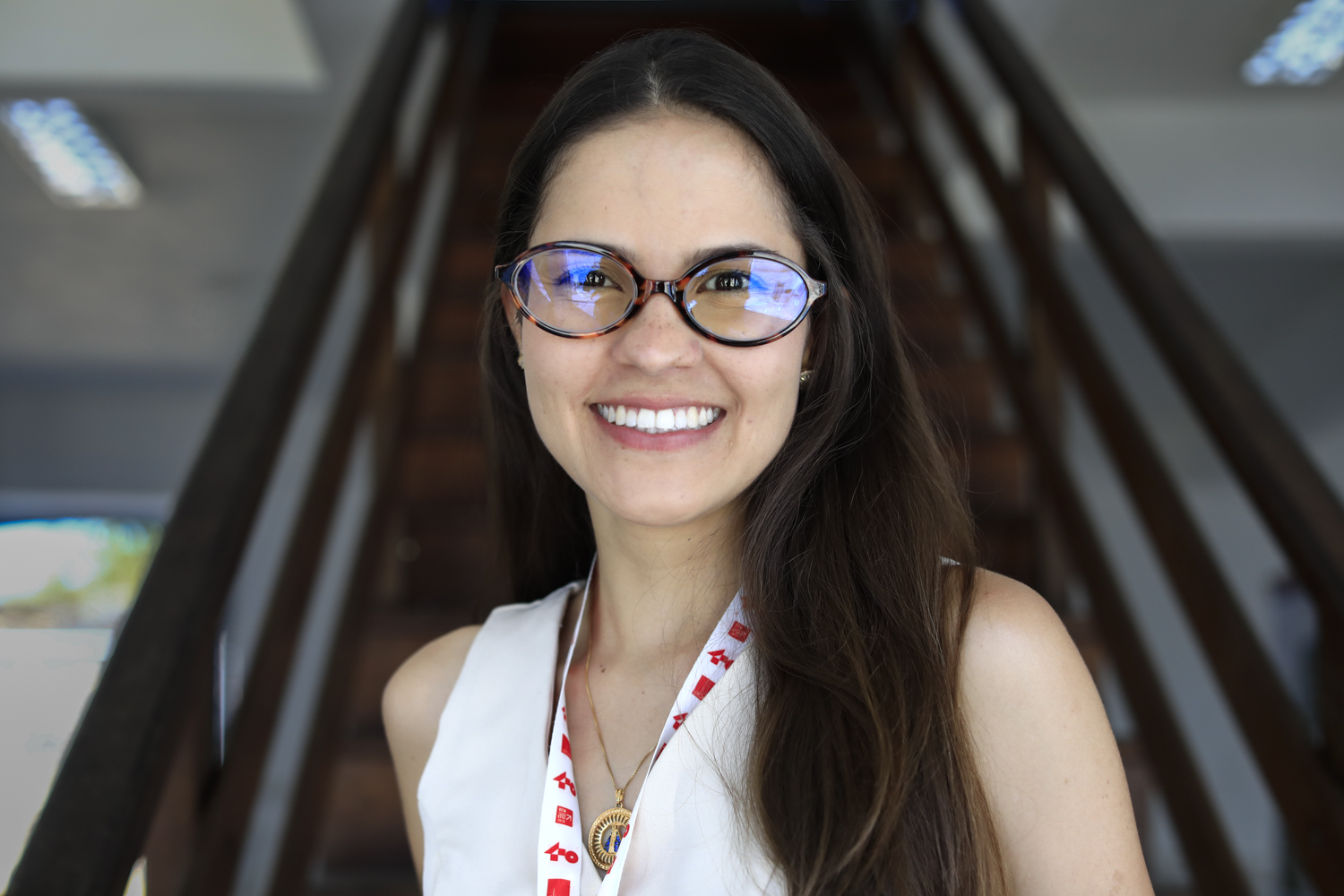 Letícia Santana é discente do DAU/UFS (Foto: Adilson Andrade/Ascom UFS)