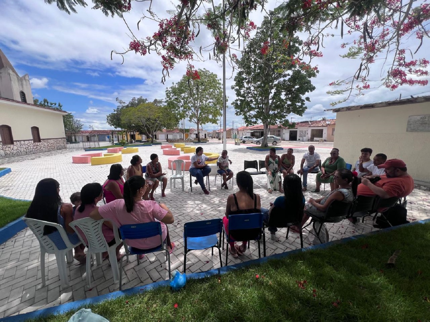 Lasmic em atuação comunitária (Foto: arquivo pessoal)