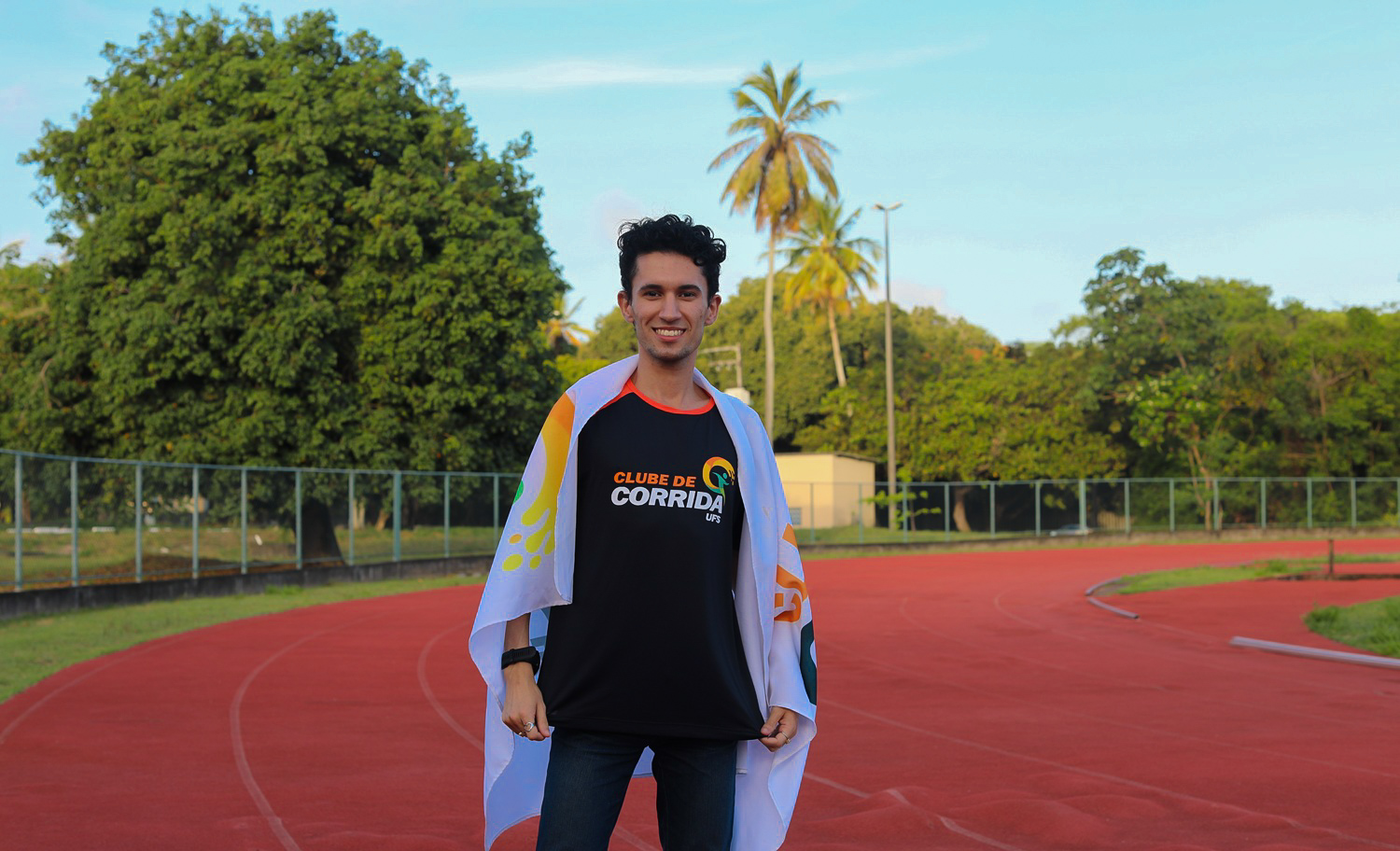 Agenor Ferreira, integrante do Clube de Corrida da UFS (Foto: Janaína Cavalcante/Ascom UFS)