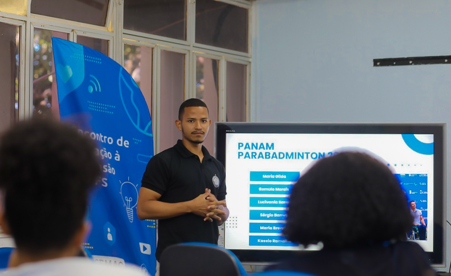 Discente Jonas Cainan Araújo (Foto: Janaína Cavalcante/Ascom UFS)