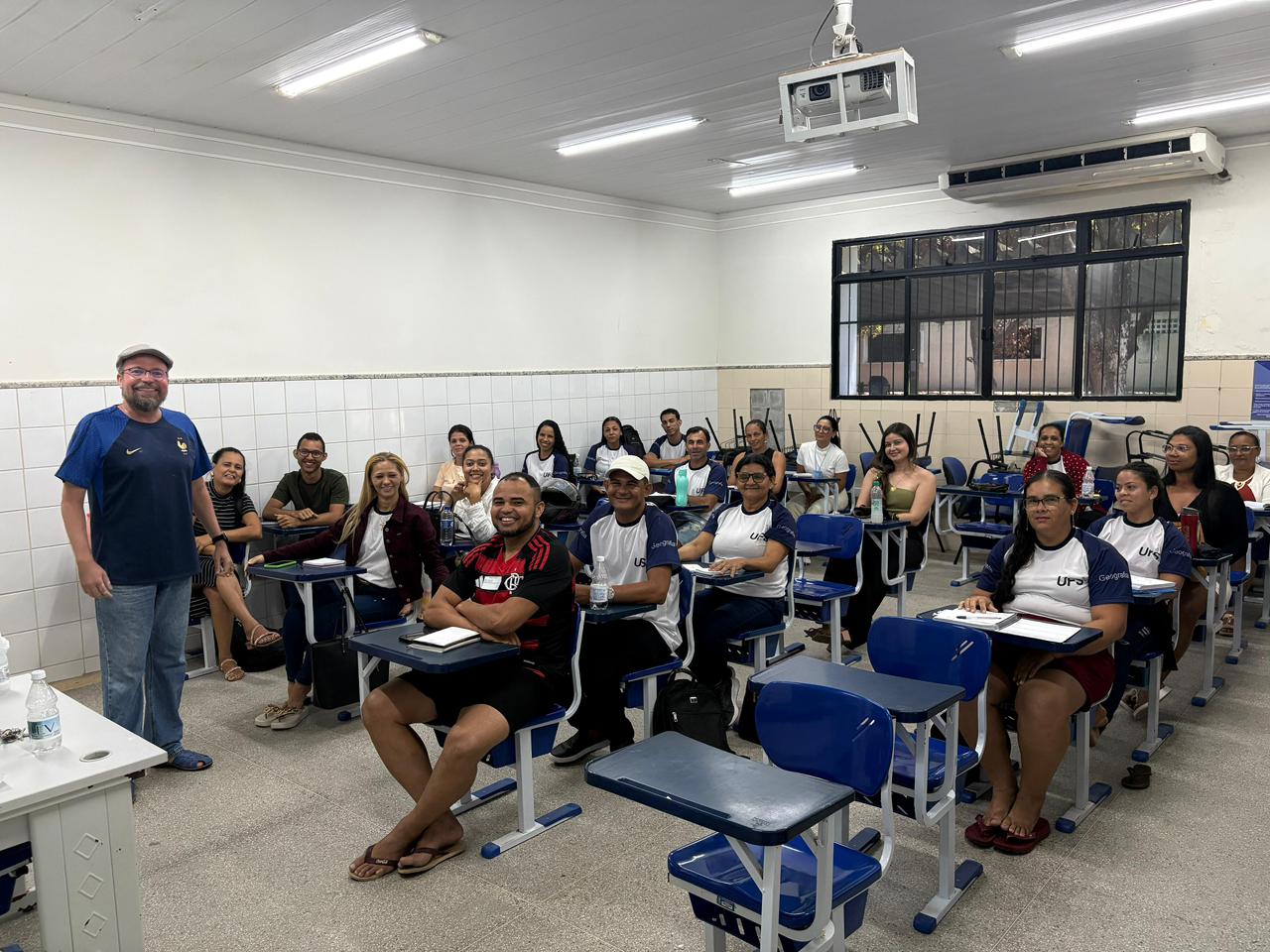 Encontro presencial de Geografia (Foto: acervo pessoal)