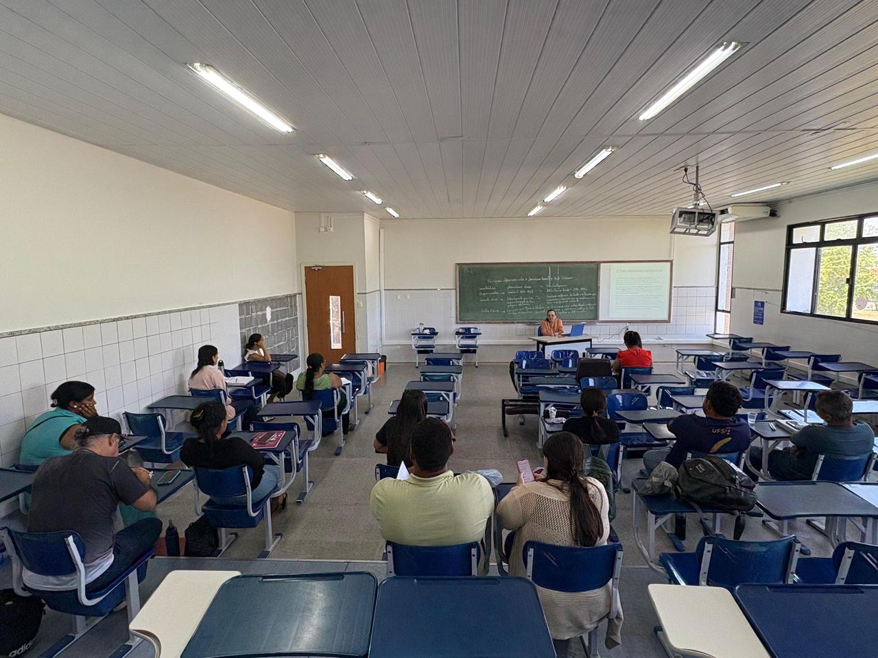 Encontro presencial de Letras Português (Foto: acervo pessoal)