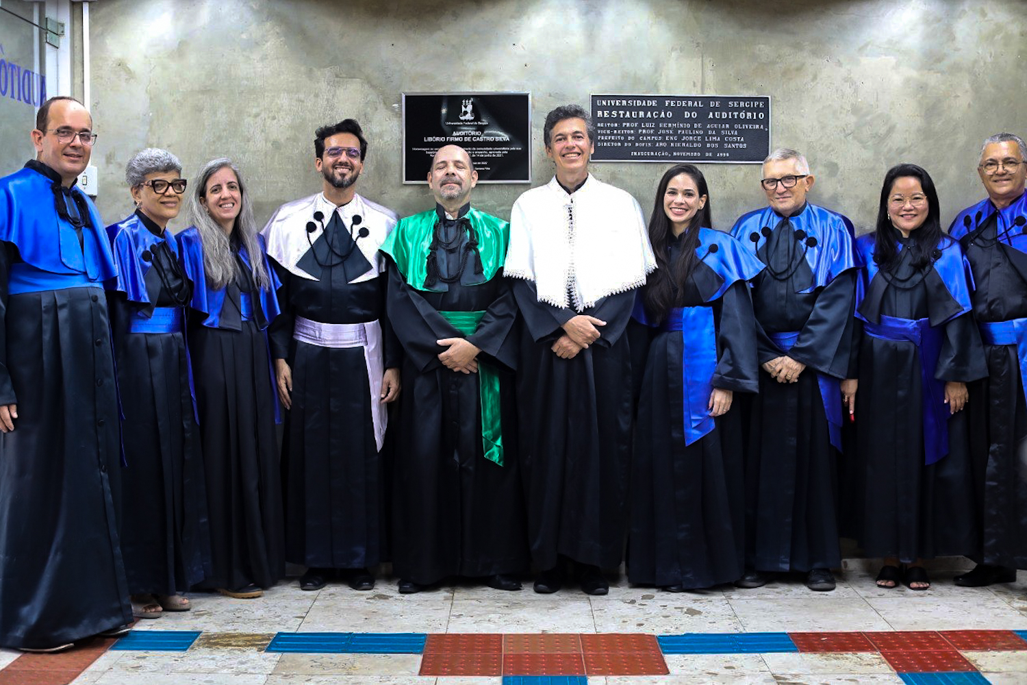 Reitor e conselheiros (Foto: Elisa Lemos/Ascom UFS)