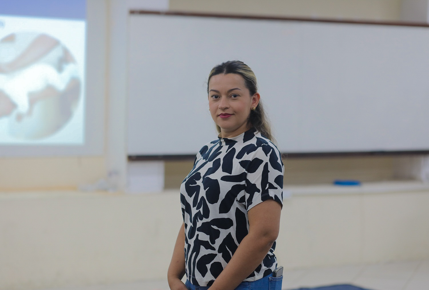 Técnica de Referência do PRU, Luana Rezende (Foto: Janaína Cavalcante/Ascom UFS)