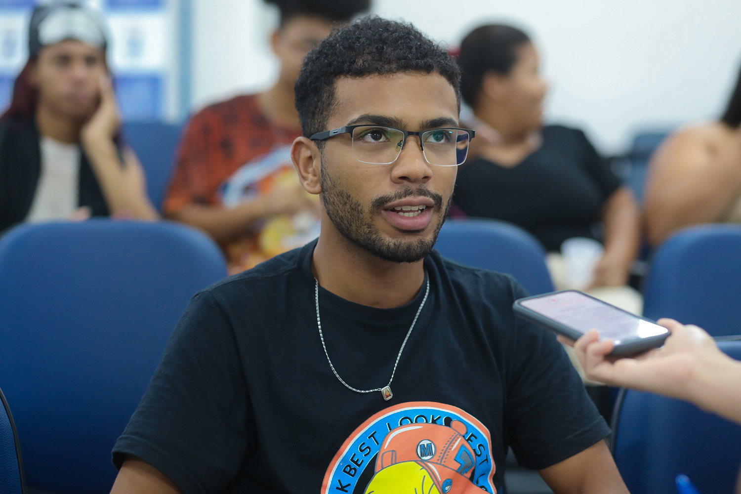 Estudante de Letras Inglês, Victor Silva Santos (Foto: Janaína Cavalcante/Ascom UFS)