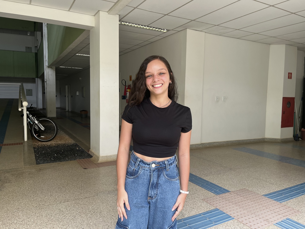 Discente Mariana Mesquita quer participar também do Futsal na próxima edição. Foto: Ana Laura Farias/Campus Lagarto