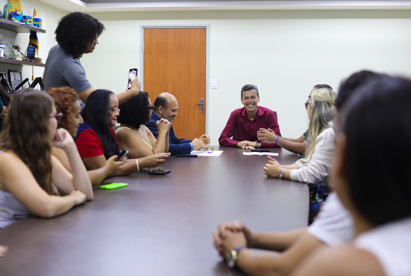Assinatura aconteceu no Gabinete do Reitor (Foto: Janaína Cavalcante/Ascom UFS)