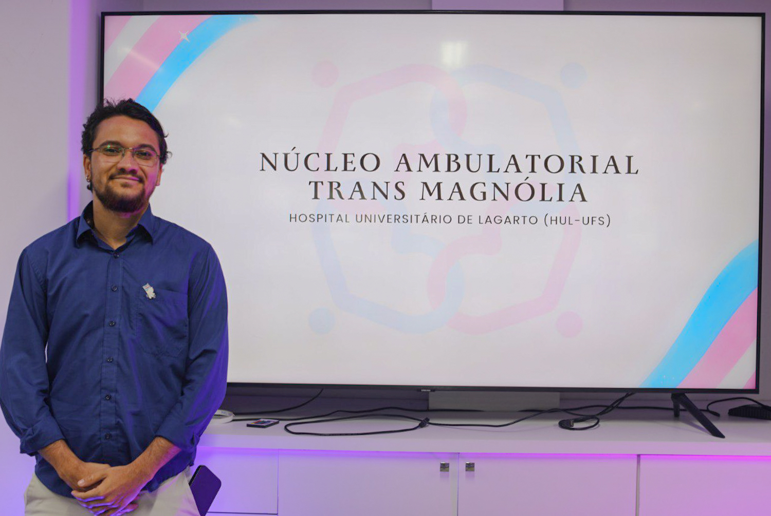  Usuário do Ambulatório, Emi Almeida (Foto: Elisa Lemos/Ascom UFS)