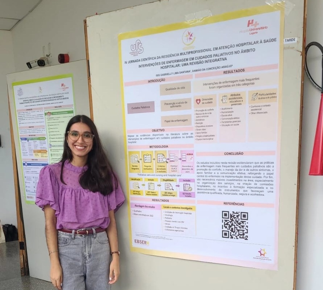 Enfermeira Isis Santana está finalizando Residência no HUL (Foto: Acervo pessoal)