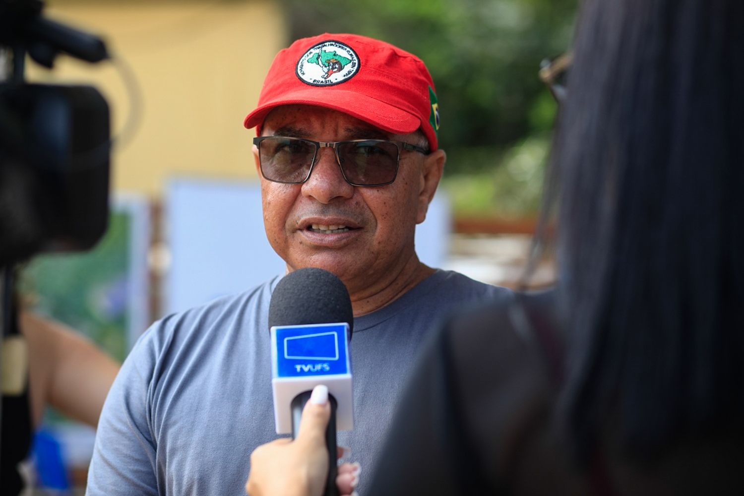  Coordenador nacional do MST, Manuel Antônio de Oliveira (Foto: Janaína Cavalcante/Ascom UFS)