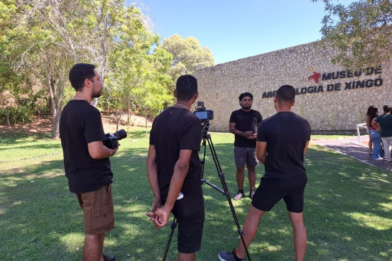 Making of das gravações (Foto: Acervo pessoal)