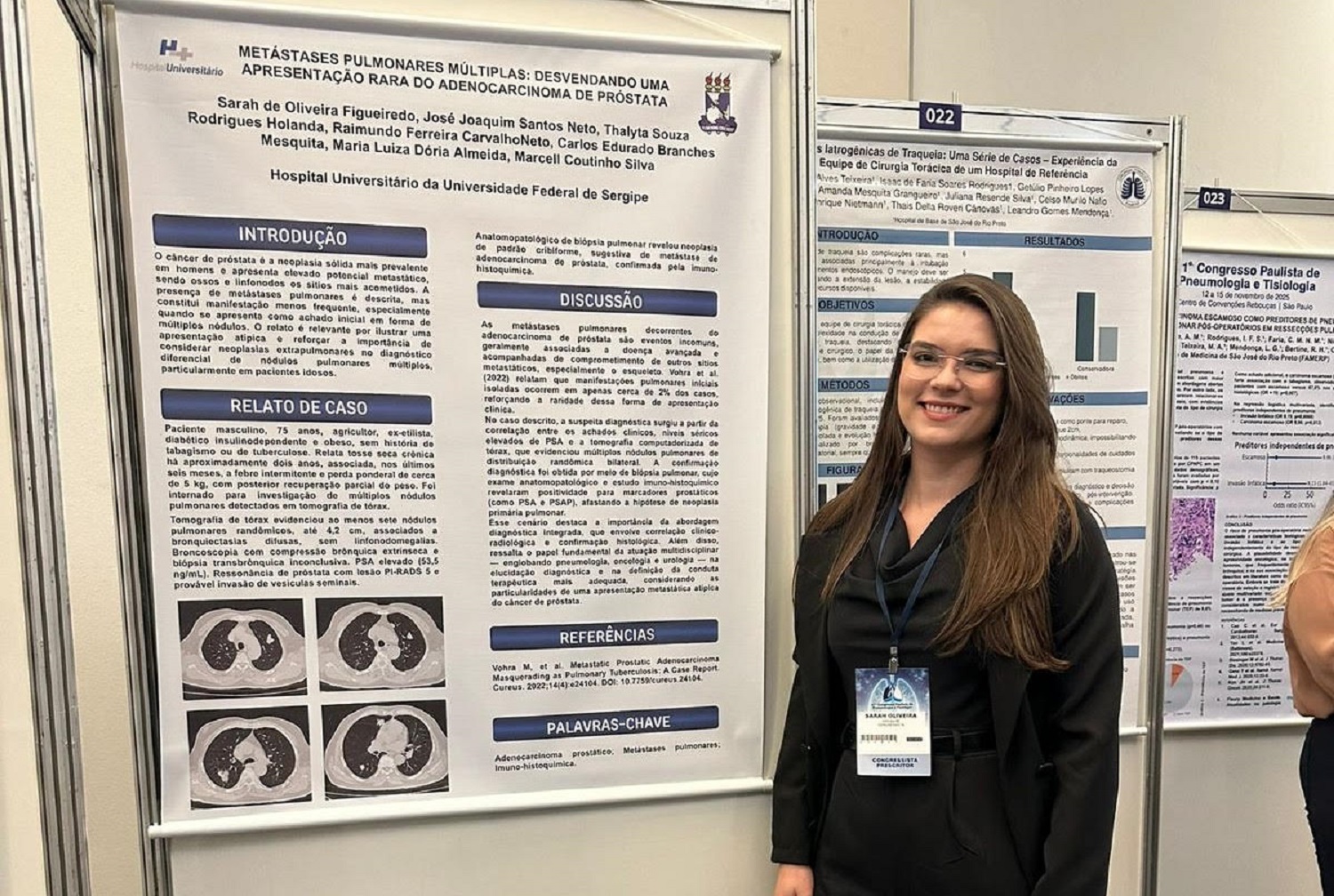 Sarah Figueiredo participará do ATS Resident Boot Camp 2026, nos EUA, e destaca qualidade da formação recebida no hospital (Foto: acervo pessoal)