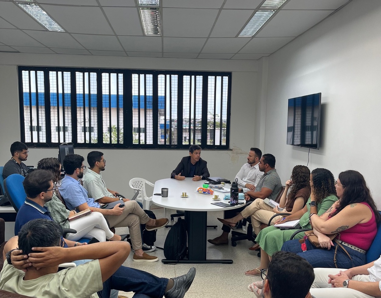 Reunião foi realizada na Direção do campus Lagarto (Foto: Ana Laura Farias/Ascom UFS)