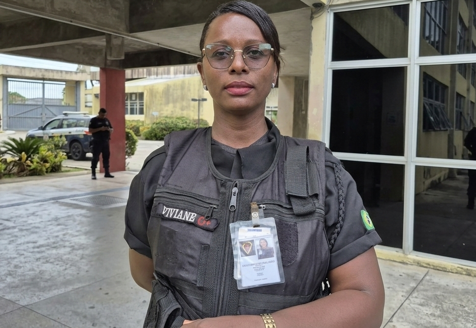 Viviane Dias é segurança (Foto: Ascom UFS)