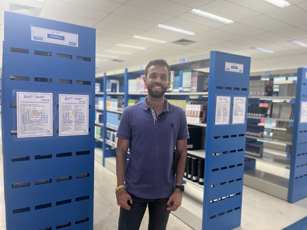 John Wallace é servidor técnico. Foto: Ana Laura Farias/Campus Lagarto