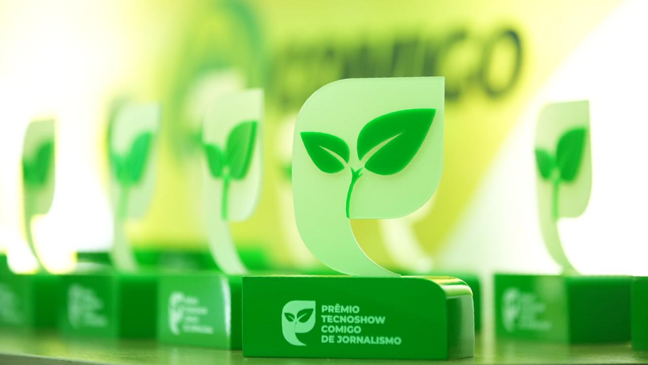 Premiação reconhece trabalhos jornalísticos sobre agronegócio brasileiro. Foto: Divulgação/Tecnoshow Comigo