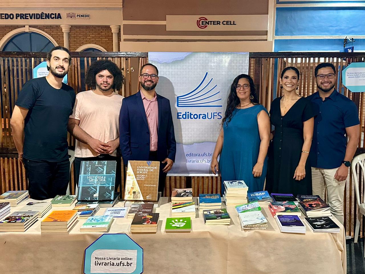 Editora UFS representa a universidade em Penedo/AL (Foto: Arquivo Pessoal)