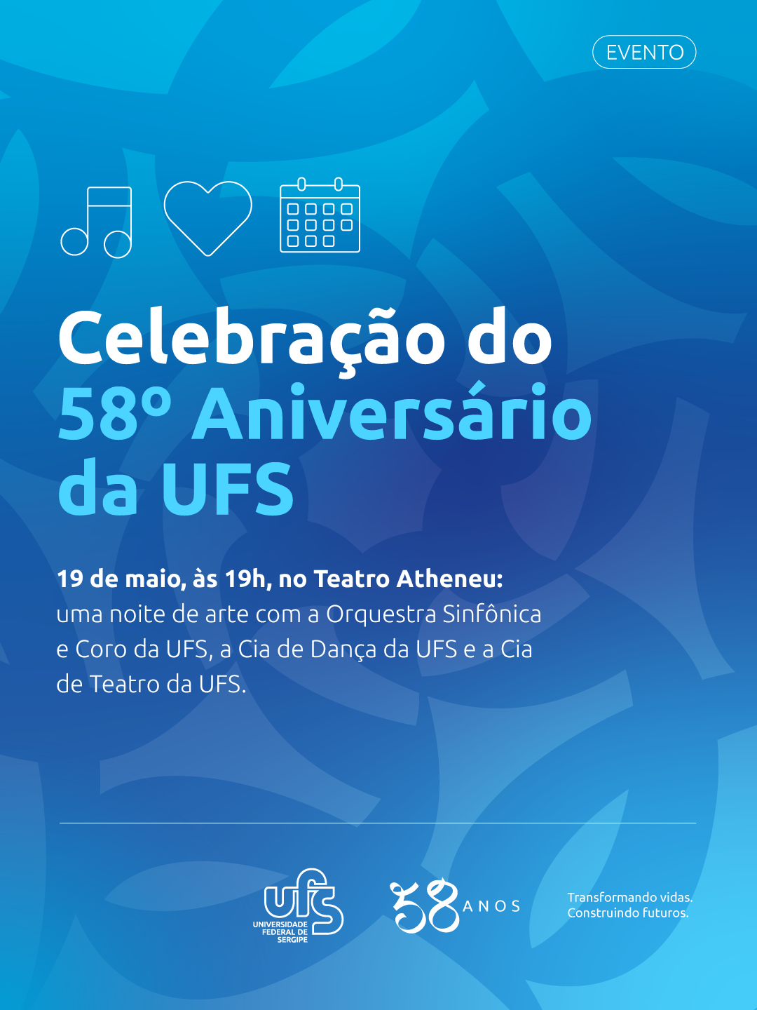Celebra o 58 anos