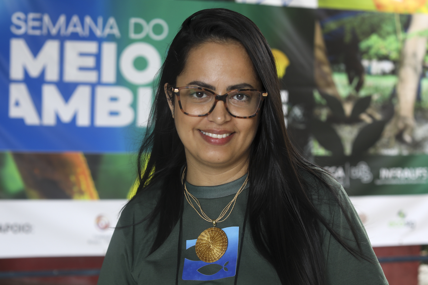 A mestranda Hevelley Souza. (Foto: Adilson Andrade/Ascom UFS) 