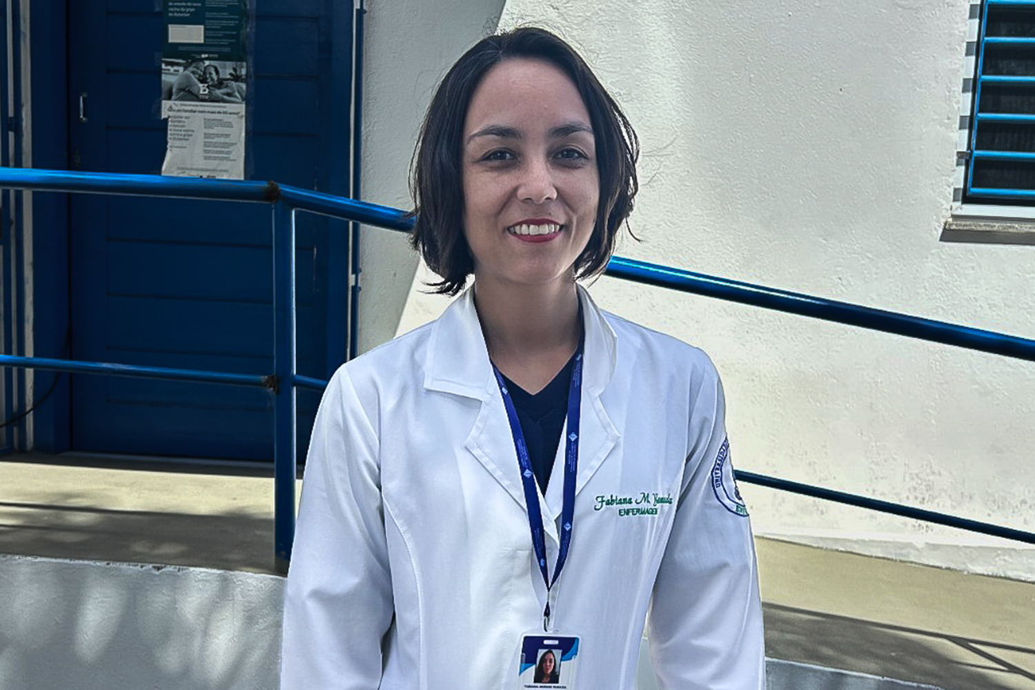 Enfermeira Fabiana Yamada. (Foto: Erisvaldo Rodrigues/Ascom UFS)