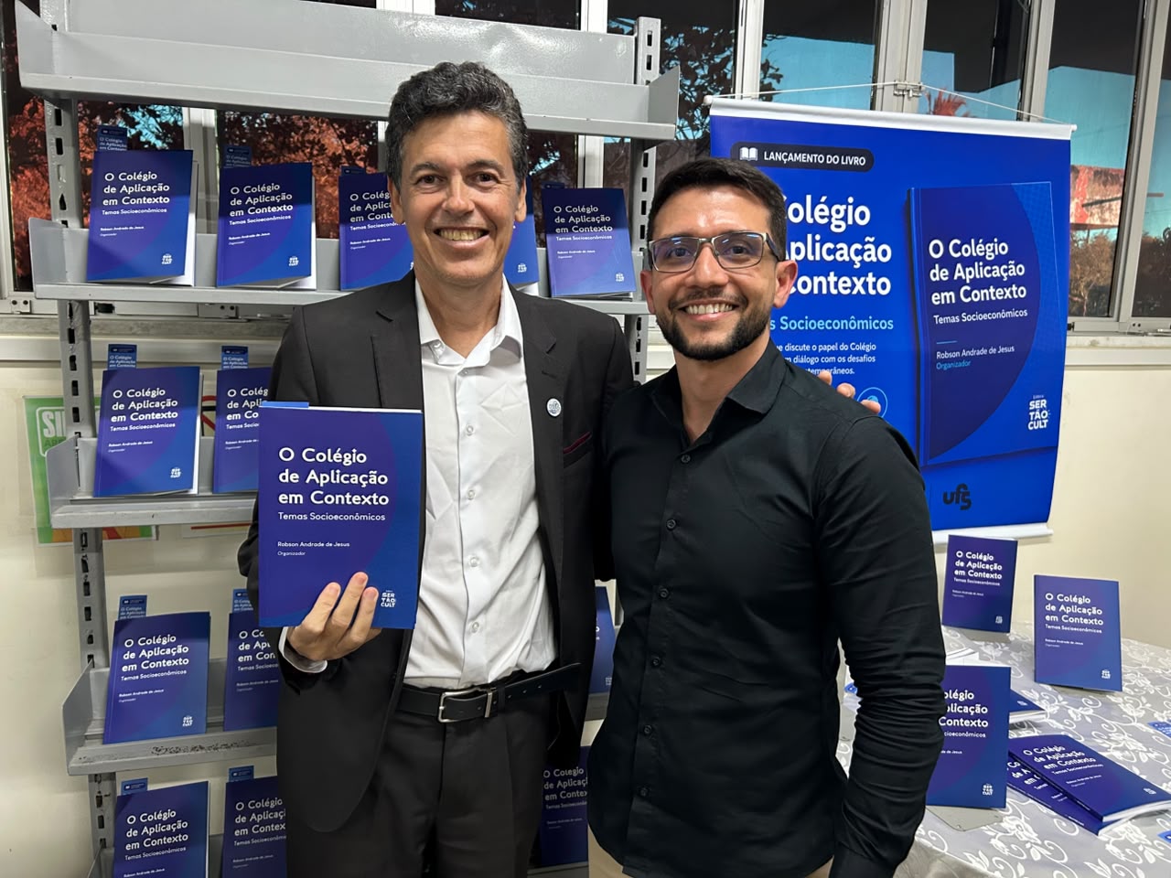 O reitor da UFS participou do lançamento. (Foto: Erisvaldo Rodrigues/Ascom UFS)