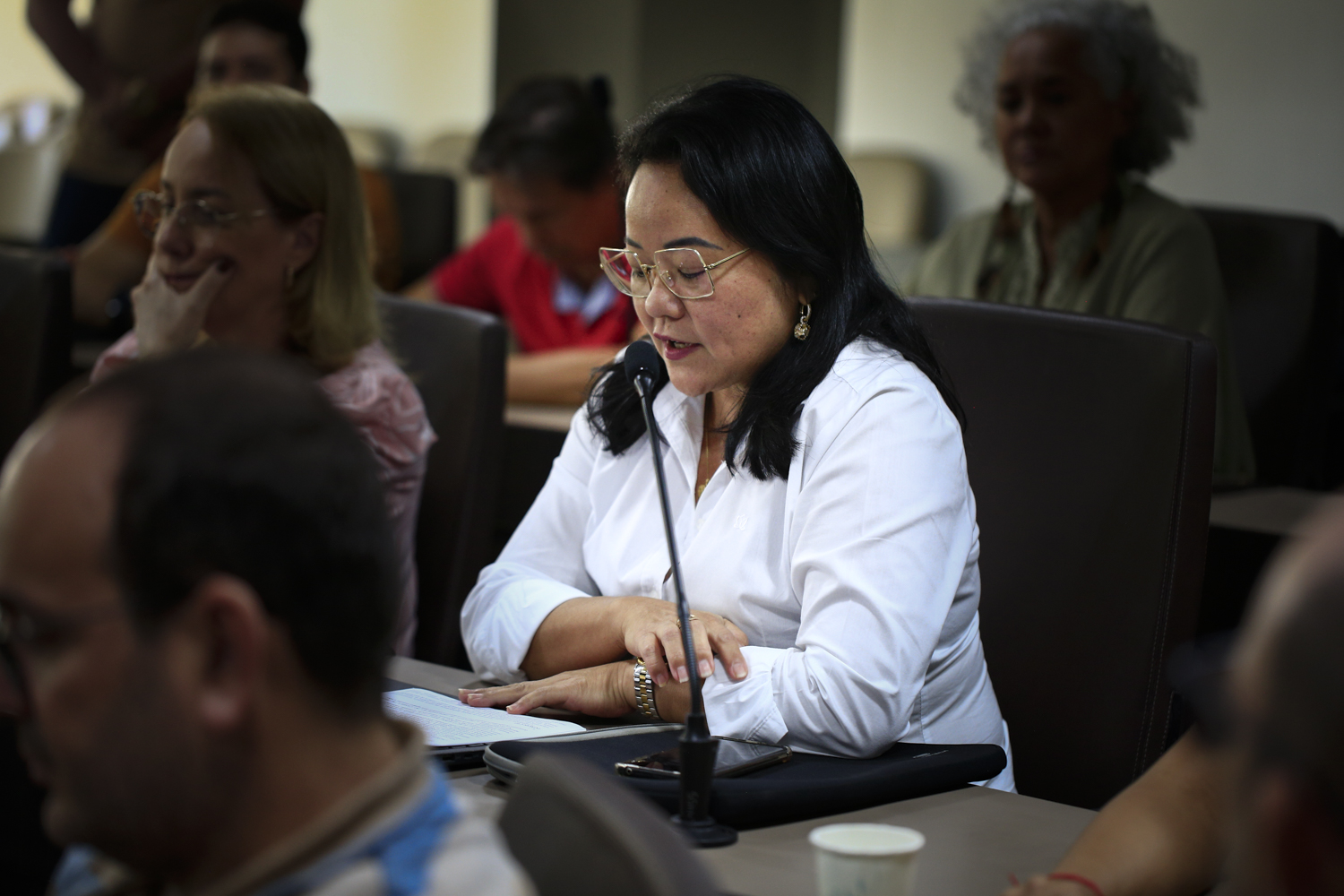 Na reunião estiveram presentes os conselheiros do CONSU . (Foto: Adilson Andrade/Ascom UFS)