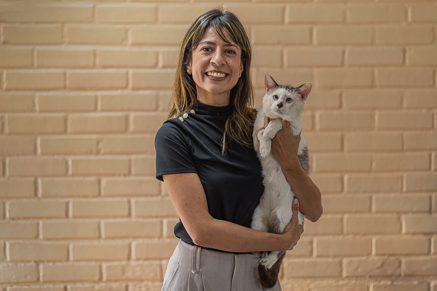 Audrey Vaccari, médica veterinária da Diacom/UFS (Foto: Jackson Bandeira/Ascom UFS)