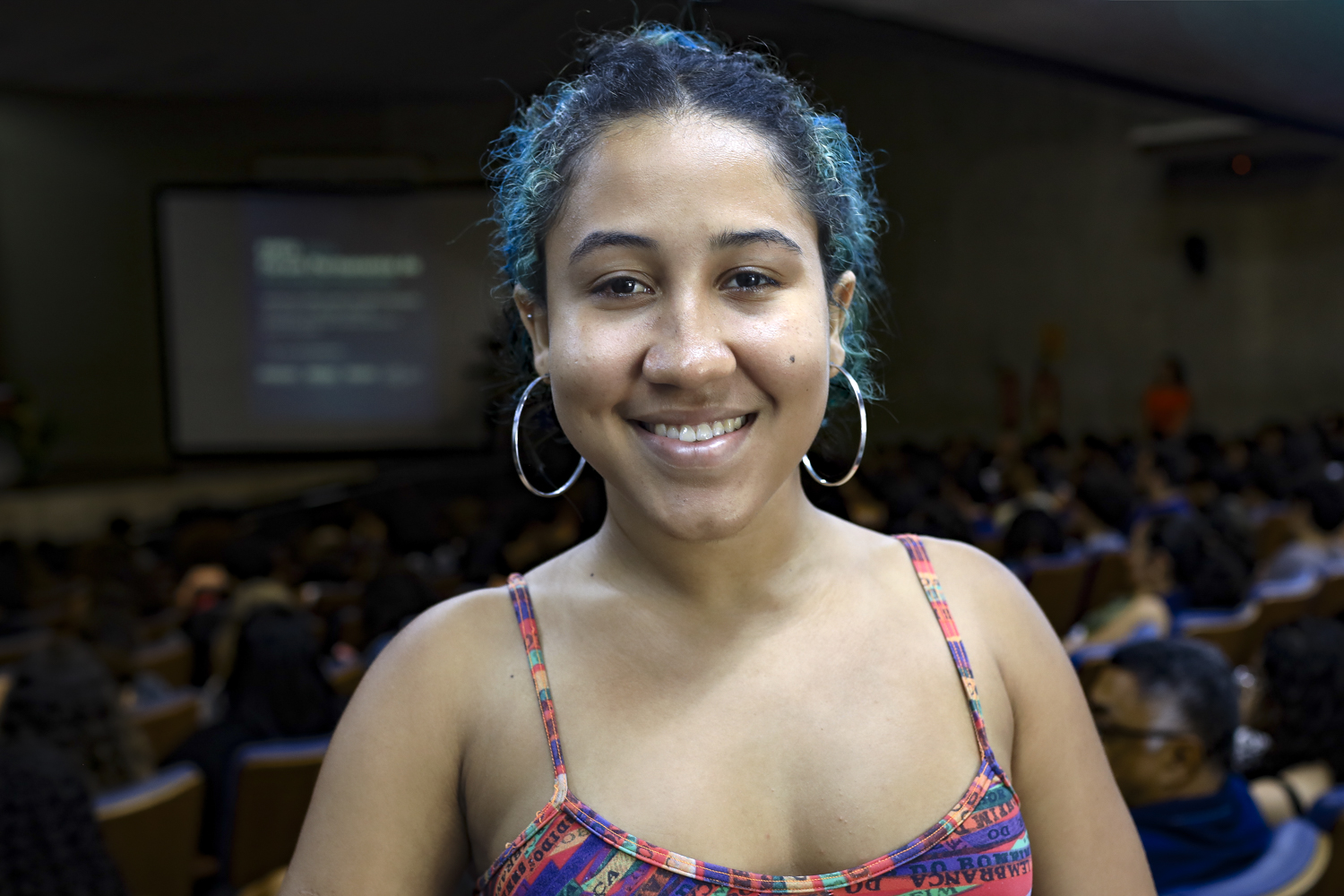 Monique Oliveira, discente do curso de licenciatura plena em dança da UFS (Foto: Adilson Andrade/Ascom UFS)